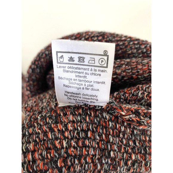 Maje Mini Sweater Dress Sheath Tweed Red Round Neck Zip Shoulder Long Sl… - Picture 7 of 9